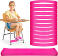20 Pack Chair Bands for Kids with Fidgety Feet, ADHD Tools for Kids, ROOKEA Sensory Room Must Haves for Adhd Kids Fidget Chair Bands Autism Classroom Must Haves ADHD Tools for Classroom Home Chairs