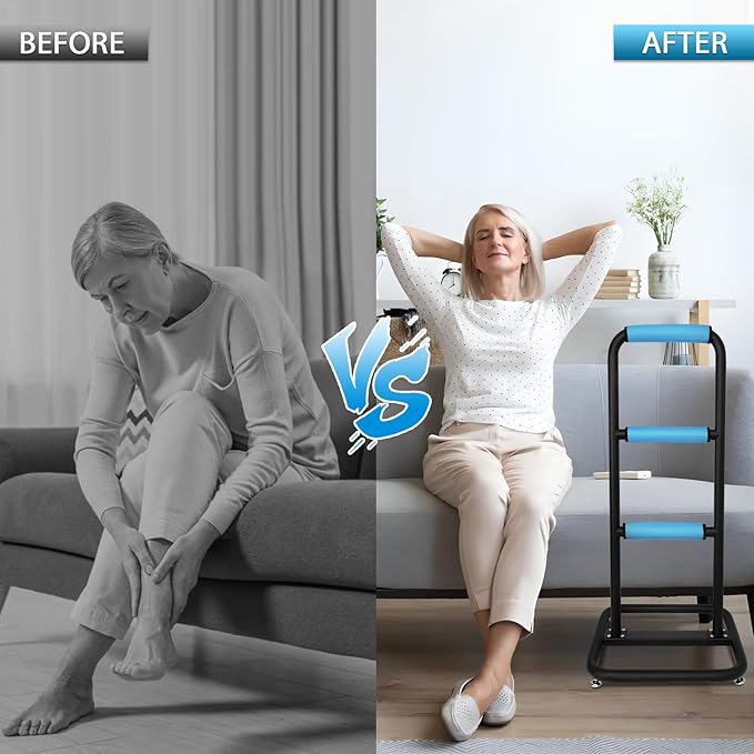 Chair & Couch Stand Assist bar, Stand Assist Rail with Non-Slip Covers,Chair Sofa Stand sssist for Seniors, Standing aids & Supports Assist Devices