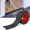 Threshold Ramps for Doorways Self-Adhesive Rubber Ramps for Door Threshold Rubber Door Threshold Ramp for Wheelchair Stroller Scooter Reducer Ramp (Black, 2” Wide x 6.6' Long)