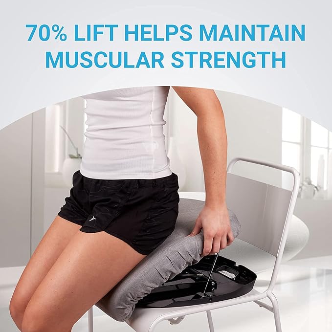 Lift Assist Cushion for Elderly, Portable Lifting Cushion Mobility Aid Non-Electric, Firm Memory Foam Support up to 340 lbs