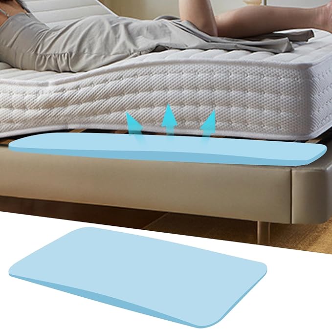 Extra Thick 3" Sagging Mattress Support, 60" L High Density Under Mattress Support Board, Memory Foam Pad to Fix Sinking Bed, Firm, Support, Stability - 60x24x3in, Blue