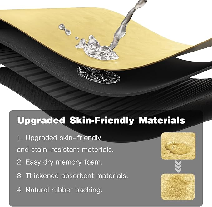 Bathroom Mat Quick Dry, Bathroom Rugs Non Slip Washable Thin Absorbent Bath Mat Fits Under Door Bathroom Floor Mat Perfect for Bath, Shower, or Sink 24"x70" Light Yellow