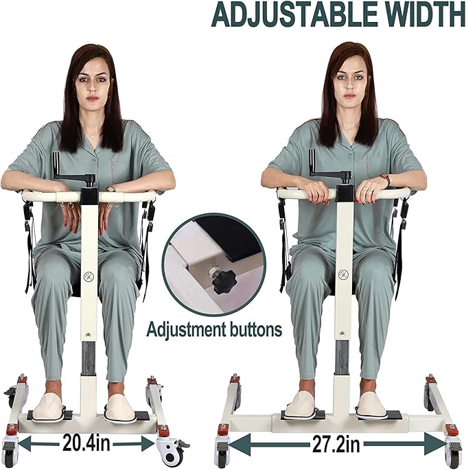 Patient Lift Transfer Chair, Transfer Lift Chair for Disabled, Portable Car Transfer Lift Bed to Wheelchair Transfer Devices, Transfer Chair for Elderly and Disabled (Basic Backrest)