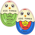 Lasubst Egg Timer That Goes in Water for Soft Medium Hard Boiled Eggs, 1 Color 1 Green