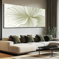 MLART99 Plant Leaf Wall Art Botanical Canvas Ginkgo Painting Nature Green Abstract Artwork Extra Large 32x70 Modern Wall Decor for Living Room Office