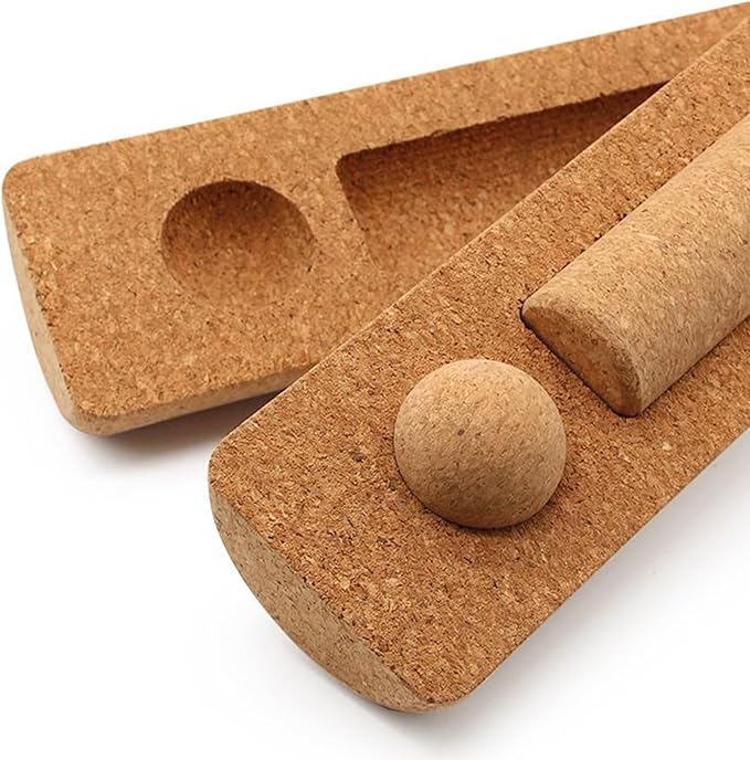 Foot Stability Board, Cork Exercise Trainer Kit, Feet Balance Training Board, for Seniors, Dancers, Athletes, Sports Lovers, Cyclists, Yoga, Home, Gym, Fitness