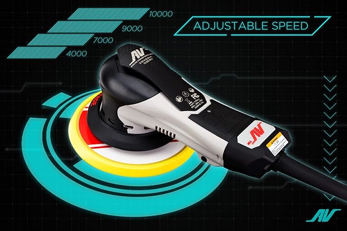 AirVANTAGE 6" Palm-Style, 2nd Generation Advanced Electric Sander Non-Vacuum with Low-Profile Pad (3/32- PSA Vinyl)