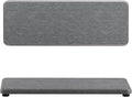 2 Pcs Water Absorbing Stone Trays, Kitchen/Bathroom Sink Soap Dish, Diatomite Tray Used for Hand Soap & Cosmetic Bottles in The Modern Home, 3.15" W x 8.7" L, Gray