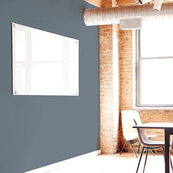 Quartet Dry Erase Board, Magnetic Whiteboard 24" x 18", Glass Board for Wall, Infinity, Brilliance White (G22418W)