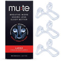Mute Nasal Dilator Snoring Solution | Large 3 Pack | Snore Less & Sleep Better | Nasal Strip Alternative | Comfortable Breathing Aids for Better Sleep & Improved Airflow