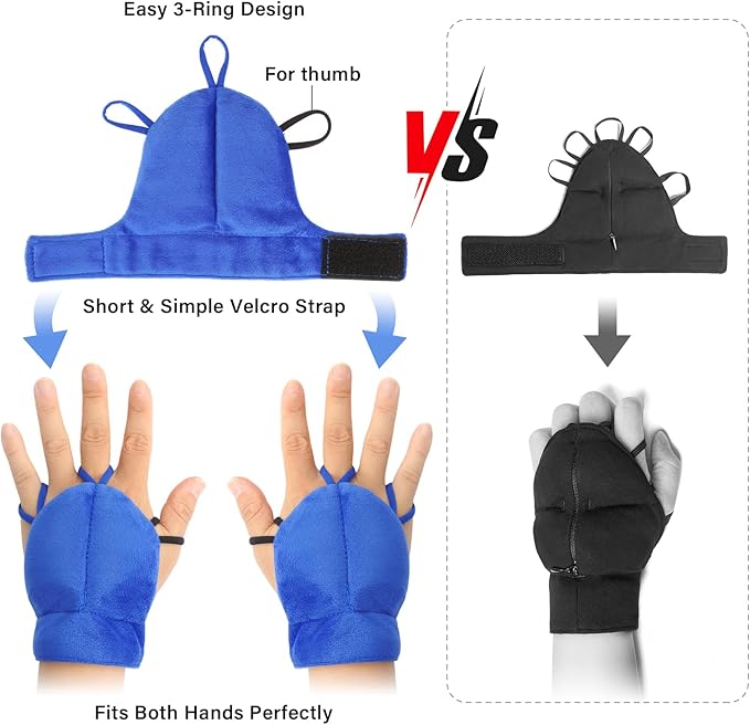 Weighted Gloves for Hand Tremors and Parkinson's, Improved Hand/Wrist Stability & Mobility, Adjustable Wrist, Weights Strengthening Tool