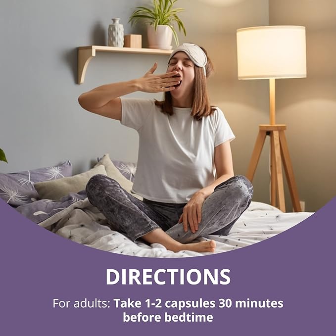 NuBest Sleep Xtra | Supports Healthy Sleep for Adults | Vitamin B6, Melatonin, Ashwagandha, Chamomile, Valerian & More - Non Habit-Forming | 60 Vegan Capsules | Pack 2
