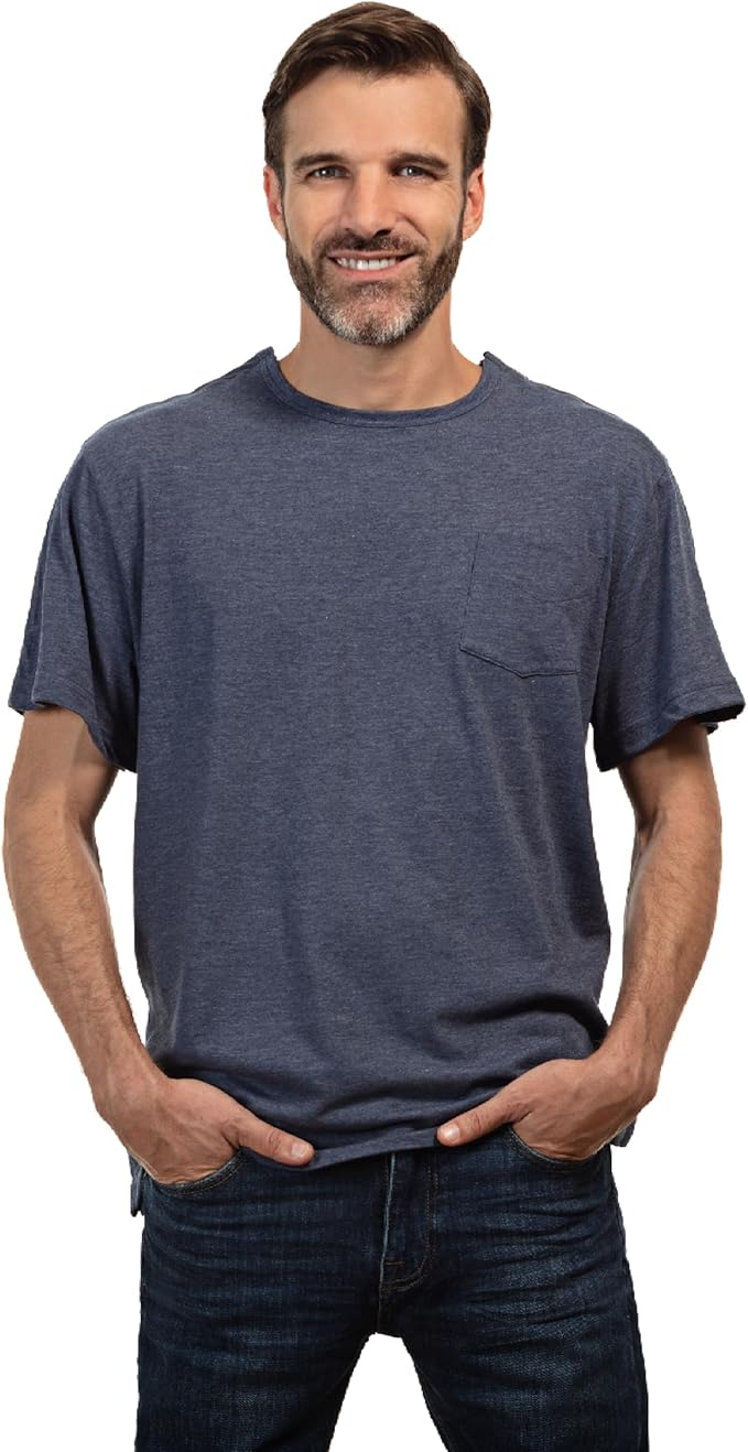 MAI We Care Post Shoulder Surgery Shirts for Men - Tear Away Recovery Apparel, Premium Chemotherapy Clothing