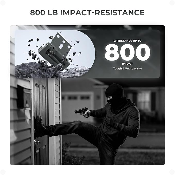 4Pack Home Security Door Reinforcement Lock, Childproof Safety Door Lock Latch Inside Stopper, Add High Security to Prevent Home Unauthorized Entry, Aluminum Construction Finish Grey
