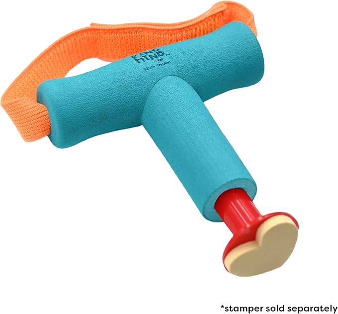 T-Shaped Grip Tool - The Kind Mind Company™ Adaptive Art, Accessibility Aid for Kids & Adults, Mobility Aid for Painting, Drawing, Gripping - Large, 2-Pack