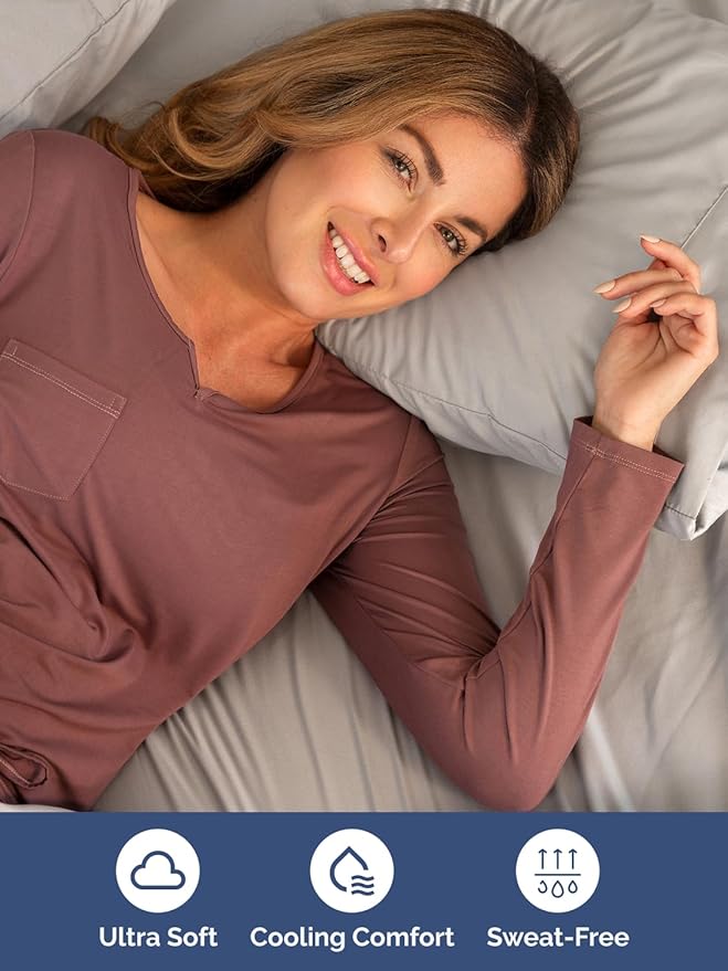 Extra Deep Cal King Sheet Set - 6 Piece Breathable and Cooling Sheets - Hotel Luxury Bed Sheets Set - Easy Fit - Soft, Wrinkle Free and Comfy Sheets Set - Light Grey Sheet Set with Extra Deep Pockets