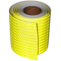 Fluorescent Yellow Reflective Tape Outdoor Waterproof 8 inch High Visibility Hazard Conspicuity Safety Industrial Marking Tape (66 feet)