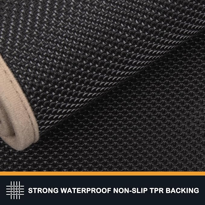 PURRUGS Dirt Trapping Door Mat 24" x 35.5", Non-Slip Machine Washable Entry Rug, Shoe Scraper, Dog Doormat, Super Absorbent Welcome Mat for Front & Back Door, Muddy Shoes & Paws, Taupe