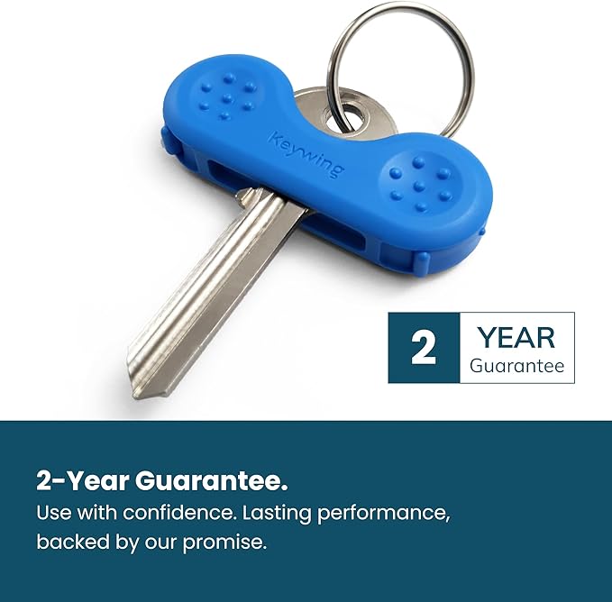 Dext - Keywing Key Turner Aid for People with Arthritis, Parkinson’s, and More, Comfortable and Secure Grip for Weak Hands, Lightweight, Durable, Click-On Design, Suitable for Flat Keys (Multipack, 3)