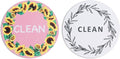 2Pack Dishwasher Magnet Clean Dirty Sign, Double-Sided Easy-to-Read Magnetic Indicator Sign for Home Decor Kitchen Gadgets Accessories