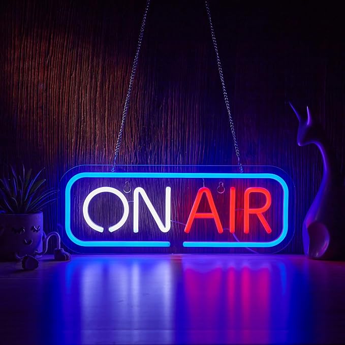 ON AIR Neon Sign Neon LED Night Lights USB Connected Decorative Signs Room Bar Pub Store Club Garage Home Party Wall Art Decoration
