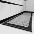 PADOOR Kitchen Mats for Floor, Kitchen Rugs Non Slip Washable, Rubber Backed Kitchen Runner Super Absorbent Long Kitchen Floor Mat Sink Rug, 20”x70” Black