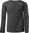 Unisex Post Shoulder Surgery Recovery Shirts - Full Tear Away Snap Long Sleeve Men Chemo Port Shirts for Men Women