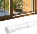 Sliding Door Security Bar, Window Security Bars Adjustable Sliding Door Lock Bars with Rubber Tips, Diameter 1.2" Window Safety Lock Bar Stopper (16''-28'', 1, Count)