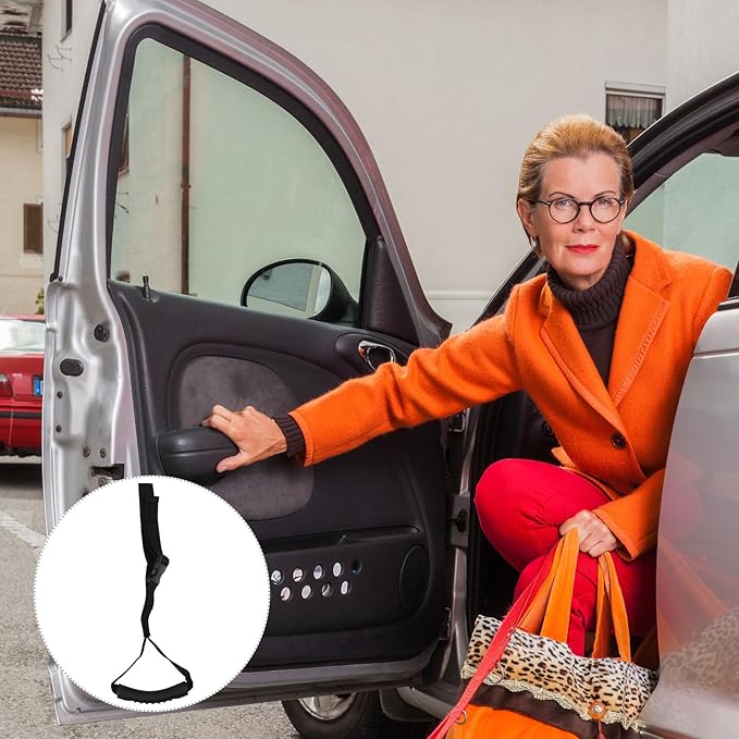 Automotive Standing Aid Grab Band for Elderly and Disabled, Portable Car Assist Handle Strap Safety Support for Vehicle Mobility and Transfer Assistance