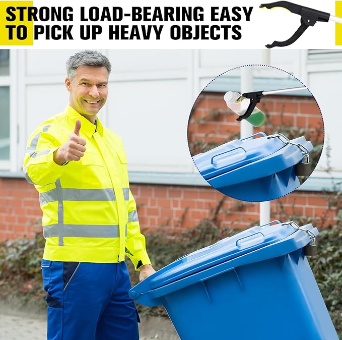 Sabary 30 Pcs Grabber Reacher Trash Pickers Bulk Tool 30'' Long Upper Back to School Litter Cleanup Heavy Duty Handy Mobility Aids Pick up Lightweight Nonslip Claw Elderly Arm Extension Stick