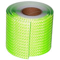 Green Reflective Tape Outdoor Waterproof 6 inch, High Visibility Hazard Conspicuity Safety Industrial Marking Tape (66 feet)