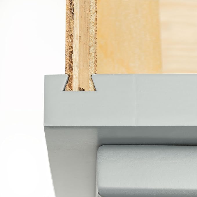 Quicklock RTA (Ready-to-Assemble) | Base Kitchen Cabinets - Shaker Style | Made in America (Magnetic Gray, 15" Wx34.5 Hx24 D Base)
