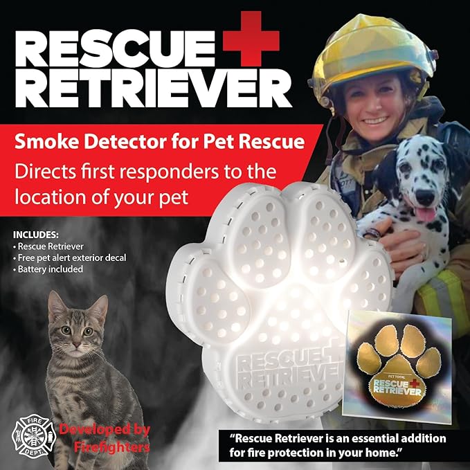 Rescue Retriever Triple-Pack pet Smoke Detector