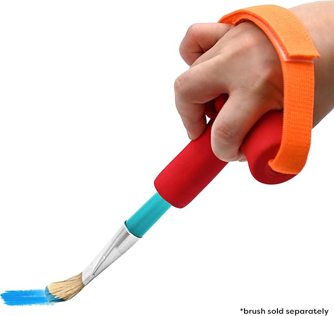 T-Shaped Grip Tools - The Kind Mind Company™ Adaptive Art, Accessibility Aid for Kids & Adults, Mobility Aid for Painting, Drawing, Gripping - Small, 2-Pack