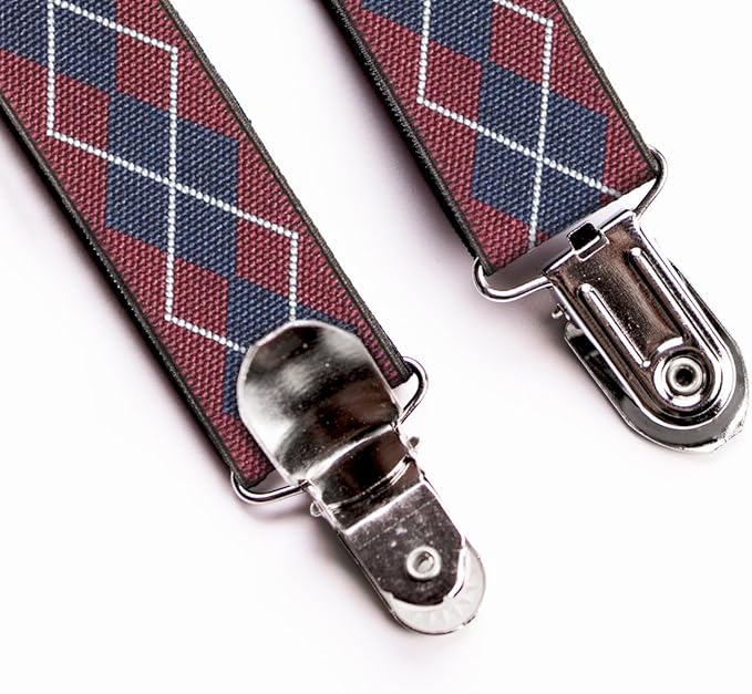 STAY GENT Y-Style Shirt Stays For Men with Non-Slip Locking Clamps and Adjustable Elastic Straps
