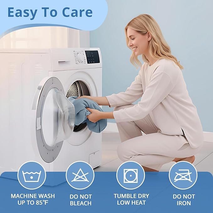 Sasttie Reading Pillow for Sitting in Bed Adult, Back Pillow for Bed Sitting Up, Backrest Back Support Chair Pillow, College Dorm Essentials for Girls and Boys, Greyish Blue Standard
