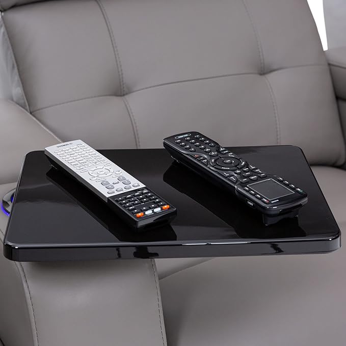 Seatcraft Kodiak Zero-Gravity CoolZero Italian Leather Home Theater Seating, Powered Headrest, Powered Lumbar, Powered Recline, Row of 3, Gray