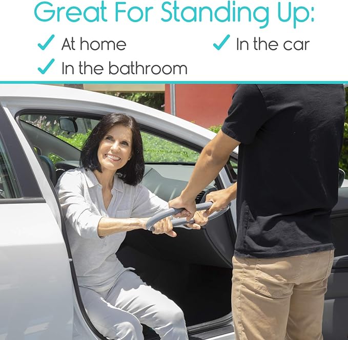 Vive Lift Assist (1 Pack) Patient Lifting Stand for Elderly and Disabled - Medical Safety Standing Loop - Universal Transfer Device for Senior, Caregiver, Therapist, Nurse - Lightweight Mobility Aid