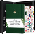 Clever Fox Dated Planner Premium 2026 – Weekly Agenda for Planning & Time Management –Notebook with Habit Tracker & To-do List (Forest Green)