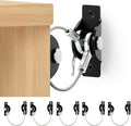 Furniture Anchors Anti-Tip Kit (6 Pack)- Furniture Straps for Baby Proofing, Secure 400 lbs Cabinet Prevent Falling Prevention Strap, Wall Anchor Prevent Child Pet Safety, HOME MASTER HARDWARE.