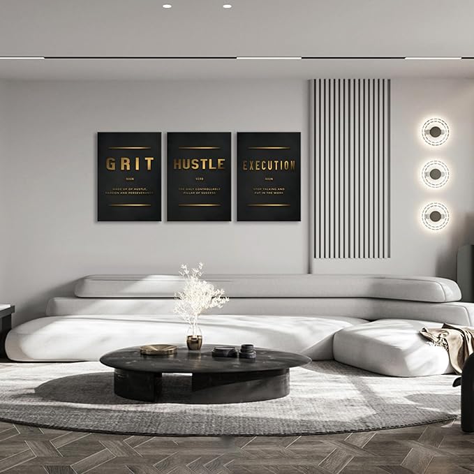 Motivational Wall Art Prints Canvas- Office Wall Decor - Inspirational Quotes Wall Art, Office Wall Art Canvas Painting Artwork Decor For Bedroom Living Room