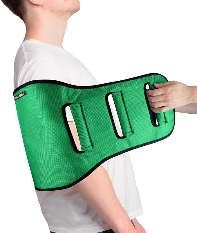 Transfer Sling Gait Belts, Padded Assist Transfer Belts, Heavy Duty Patient Lift Belt, Lifting Aid and Mobility Standing for Disabled, Injured, Seniors - Safely Move from Wheelchair and Bed