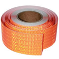 Orange Reflective Tape Outdoor Waterproof 3 inch, High Visibility Hazard Conspicuity Safety Industrial Marking Tape (66 feet)