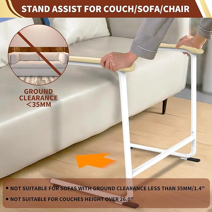 Large Size Chair Couch Stand Assist, Chair Couch Lift Assist for Elderly sit to Stand, Standing aids & Supports Assist Devices(29.0" W*26.6" H)
