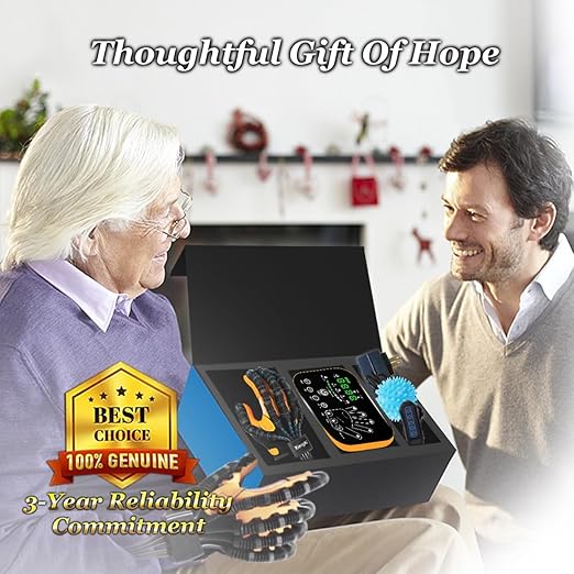 Upgraded 6th Generation Rehabilitation Robot Gloves For Stroke,Hands Spasticity, Rehabilitation Glove For Hand Therapy,Hand Exercisers For Therapy.