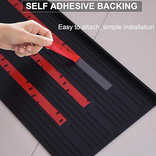 OrangeStar 10 Pack Stair Treads for Wooden Steps, 10" x 36" Non Slip Rubber Stair Mats Step Mat w/Nosing for Indoor, Outdoor
