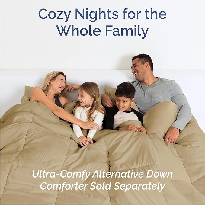 Cal King 6 Piece Sheet Set - Cooling & Breathable Bed Sheets - Hotel Luxury Bed Sheets for Women, Men, Kids & Teens - Bedding w/Deep Pockets & Easy Fit - Soft & Wrinkle Free - Cal King Beige Sheets