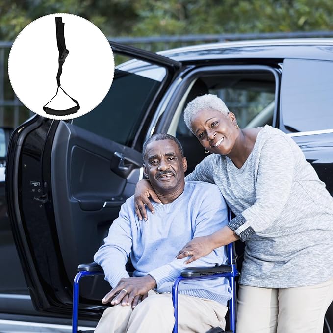 Automotive Standing Aid Grab Band for Elderly and Disabled, Portable Car Assist Handle Strap Safety Support for Vehicle Mobility and Transfer Assistance