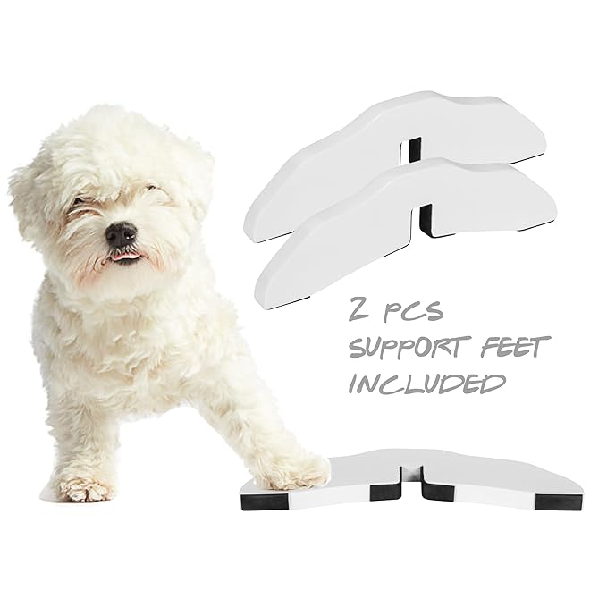 PAWLAND Support Feet for 360 Degree Configurable Dog gate Gate Collection (White)