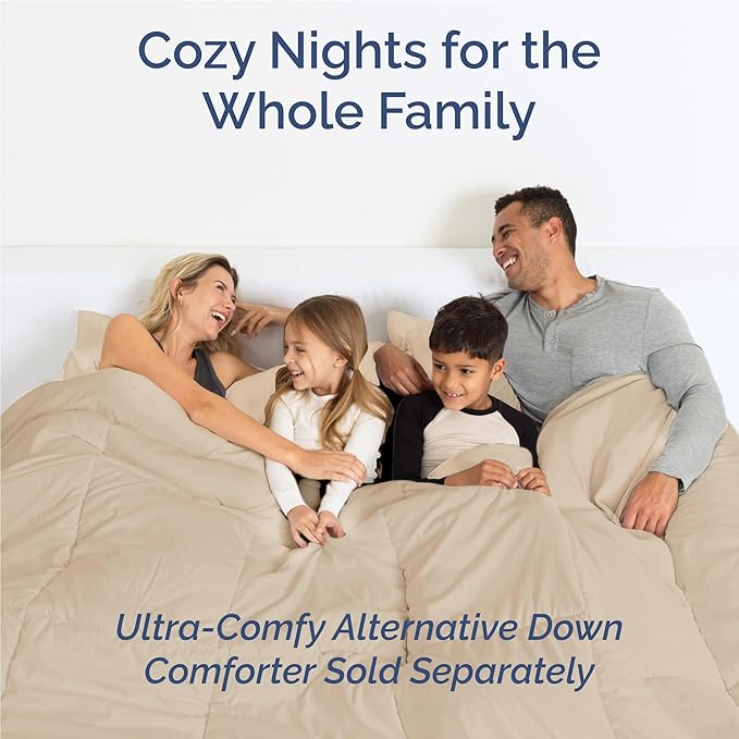Full 6 Piece Sheet Set - Cooling & Breathable Bed Sheets - Hotel Luxury Bed Sheets for Women, Men, Kids & Teens - Comfy Bedding with Deep Pockets & Easy Fit - Soft and Wrinkle Free - Full Cream Sheets